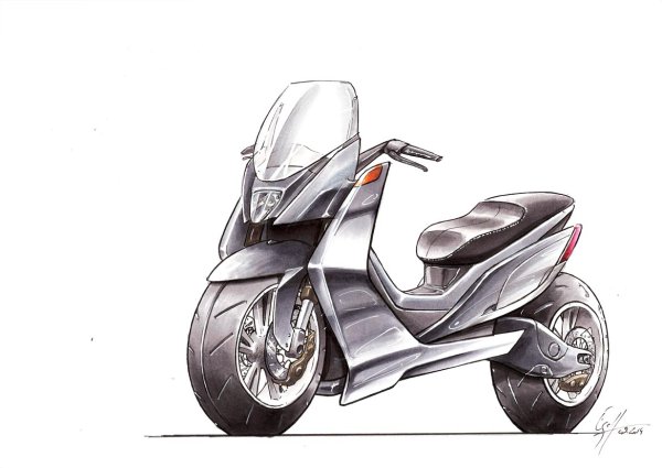 Хонда дио скетч