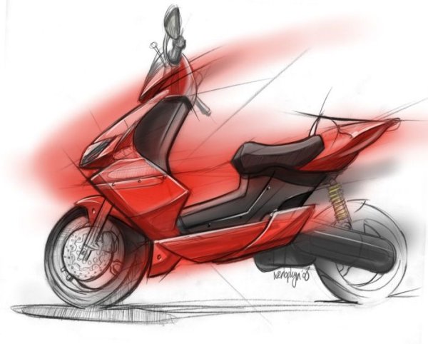 Наброски мопеда