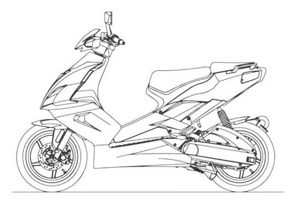 Раскраски Хонда дио 27