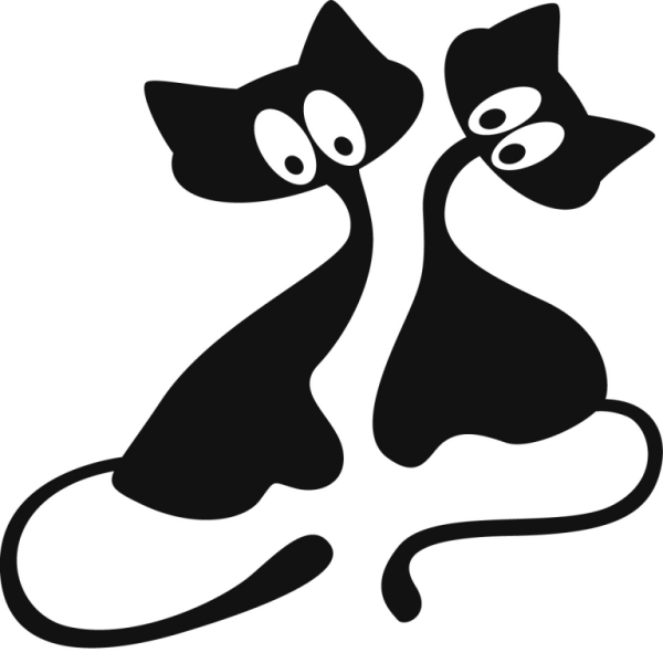 Трафарет кота