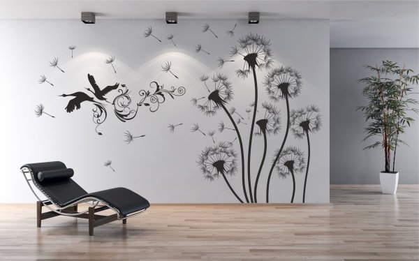 Рисование на стене в квартире