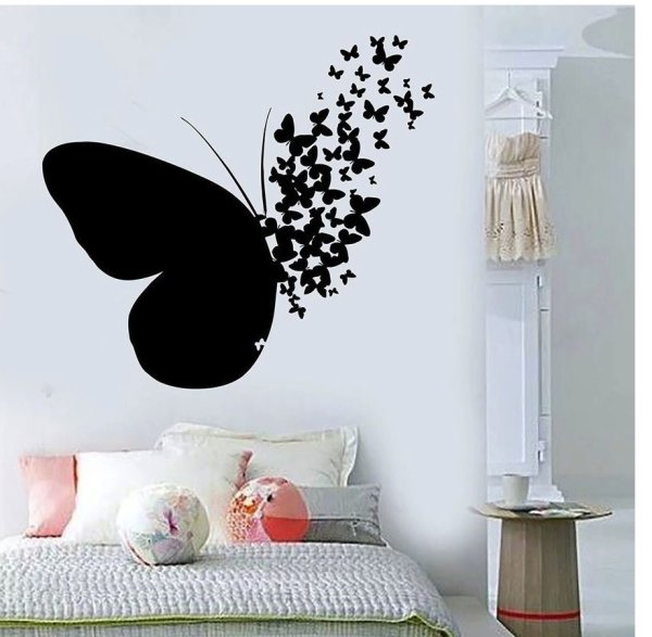 Бабочки для украшения комнаты