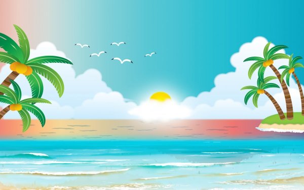 Море мультяшное