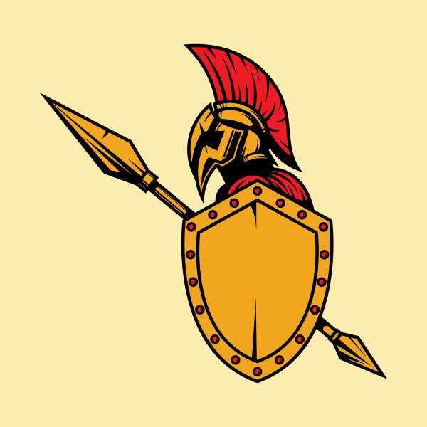 Гладиатор Спартак вектор