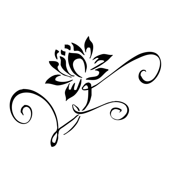 Простой цветочный орнамент