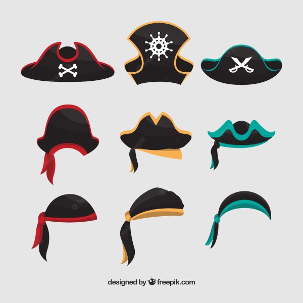 Треуголка трафарет