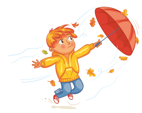 Сильный ветер для детей