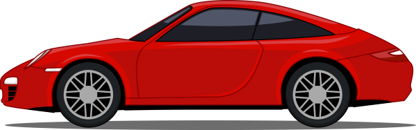 Мультяшный гоночный автомобиль