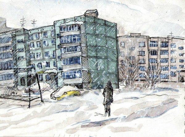 Хрущевки зима