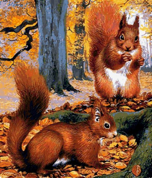 Осенний лес для детей