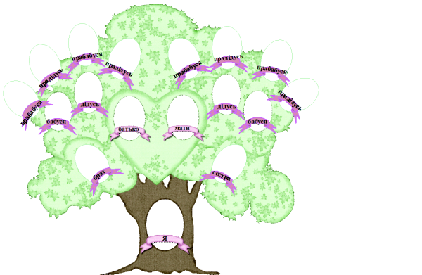 Рисование родословного дерева