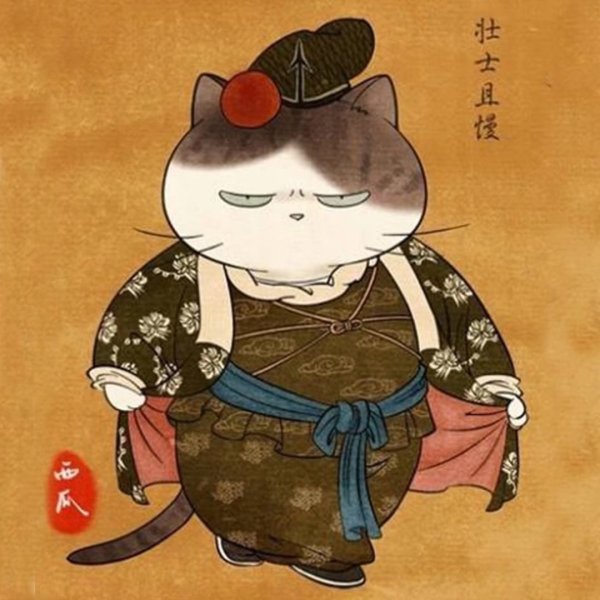 Манэки нэко древней Японии арт