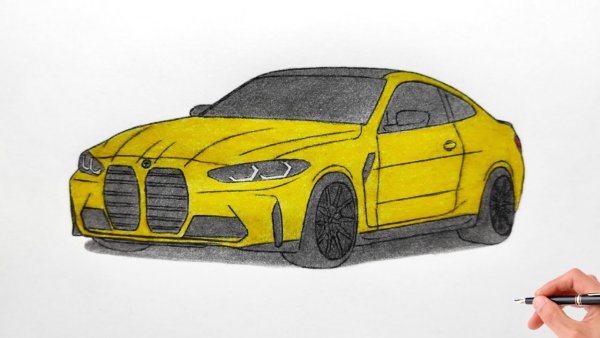 BMW m4 drawing