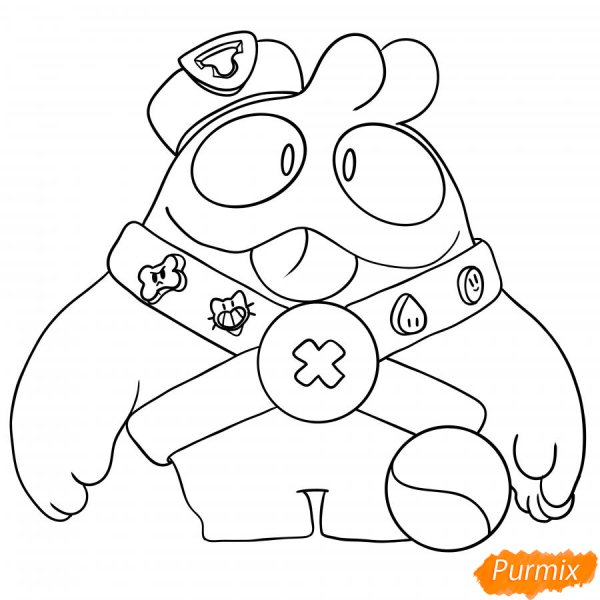 Раскраски Браво старс Скуик