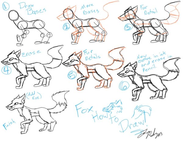 Пошашаговое рисование для детей