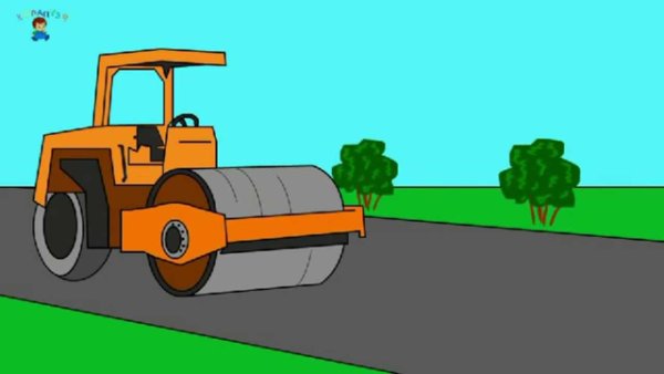 Асфальтовый каток для детей