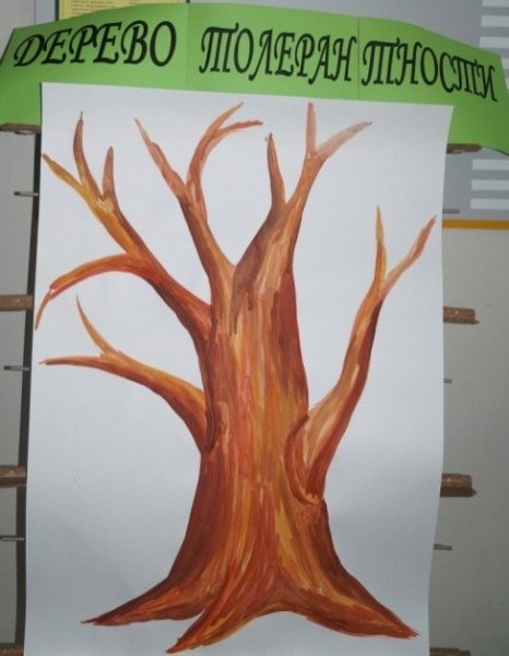 Дерево толерантности для детей