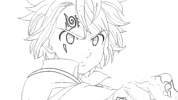 Мелиодас карандашом