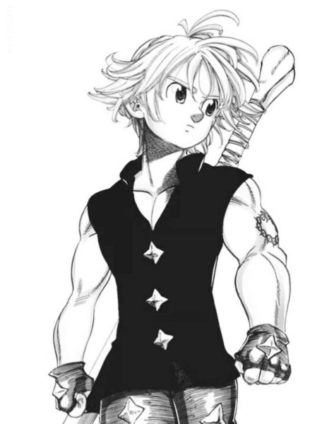 Семь смертных грехов Мелиодас Манга