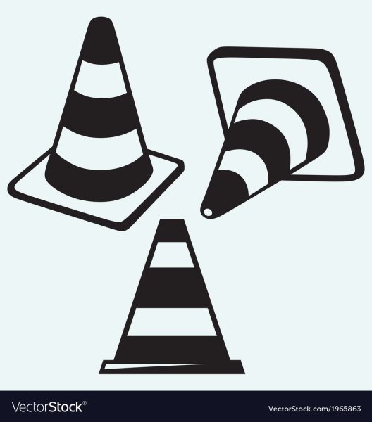 Конус дорожный