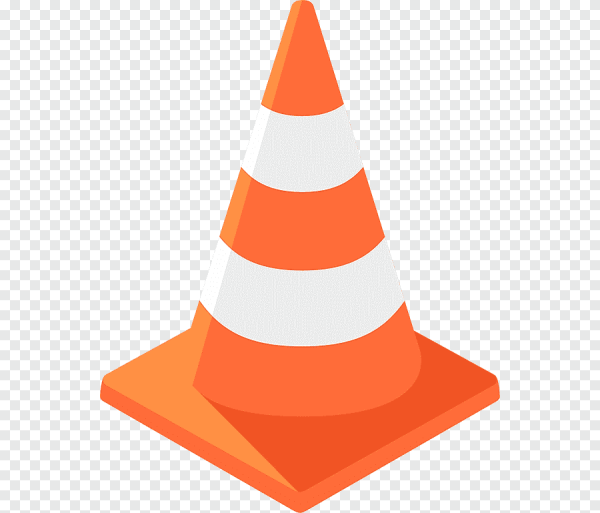 Дорожный конус вектор