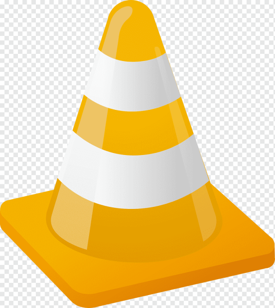 Дорожный конус вектор