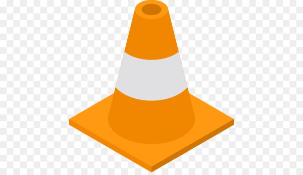 Дорожный конус вектор