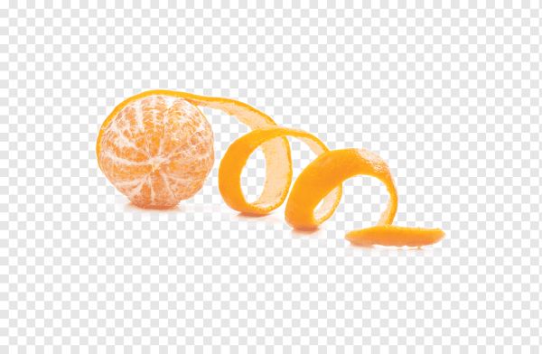 Апельсиновая кожура без фона