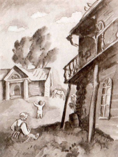 Иллюстрации к роману Обломов сон Обломова