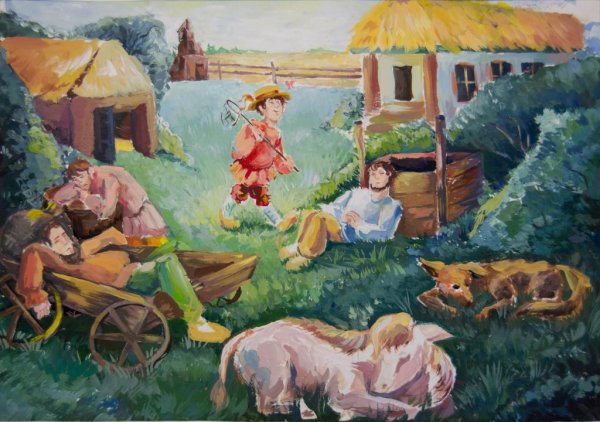 Обломовка иллюстрации