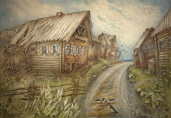 Забытая деревня Некрасов