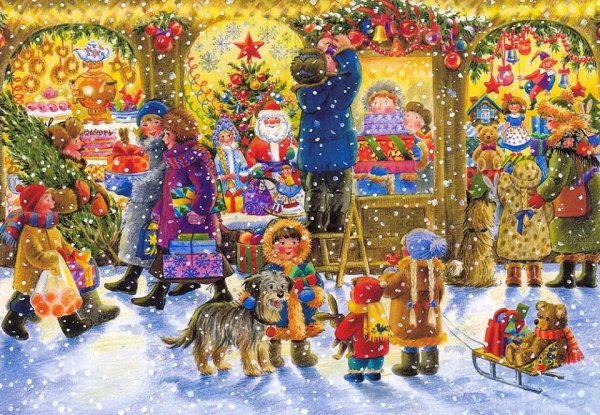 Художница Елена Уварова Рождество