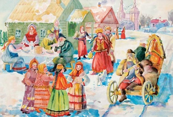 Вышивка Масленица золотое Руно