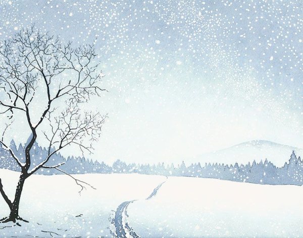 Снег иллюстрация