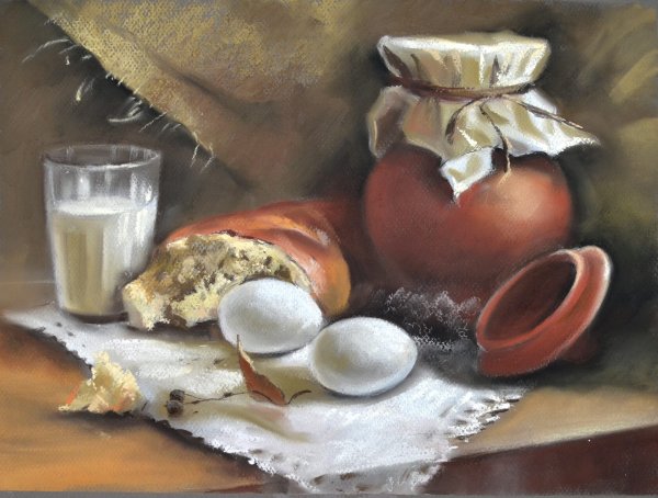 Мария Старцева художник деревенский натюрморт