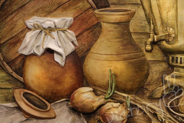 Декоративный деревенский натюрморт