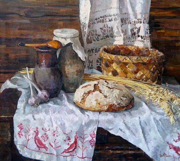 Художник Кирилл Дацук картины деревня