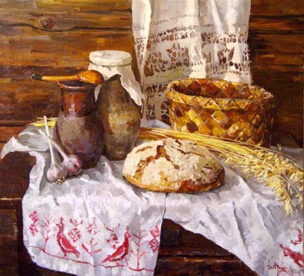 Художник Кирилл Дацук картины деревня