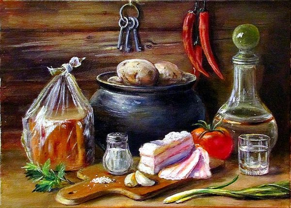 Натюрморт для кухни живопись