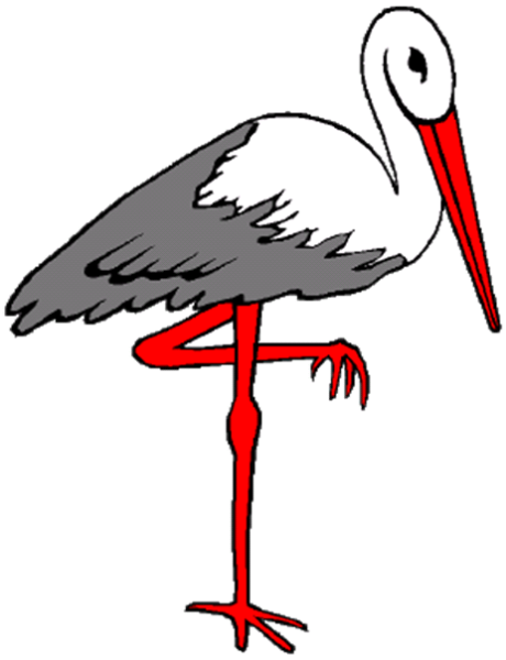 Аист на одной ноге