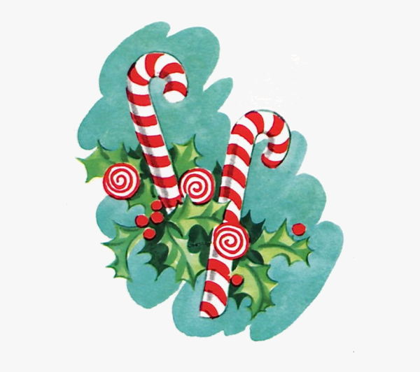 Карамельная трость нарисовать