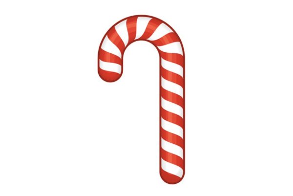 Конфета трость вектор
