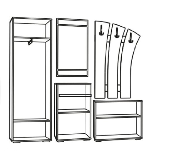 Прихожая премиум 1.18 BMS