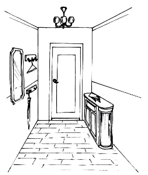 Наброски прихожей