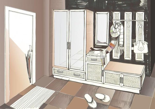 Зарисовки прихожей