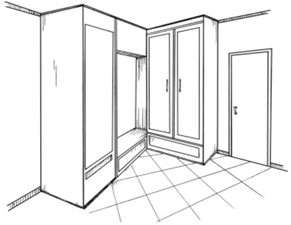 Эскиз прихожей