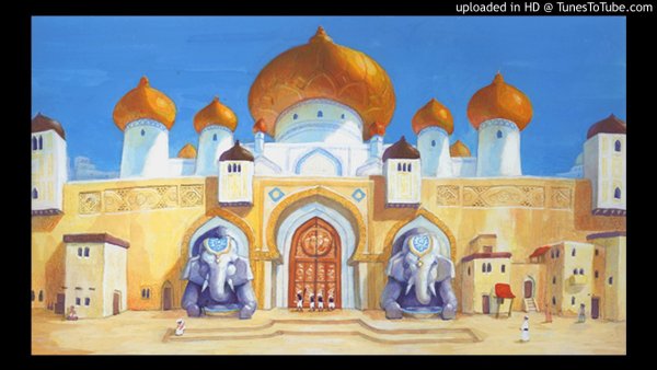 Дворец в арабском Аладдин