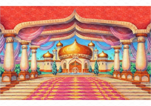 Арабскаяаграба алладин дворец