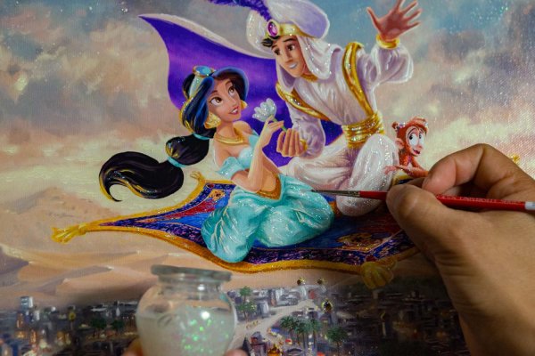 Томас Кинкаде Дисней Аладдин