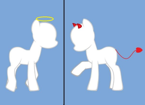 Пони креатор без волос и хвоста